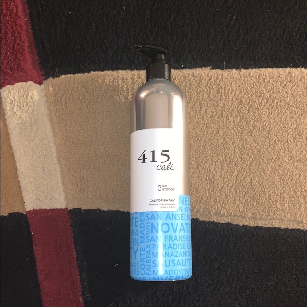 415 cali tan moisturizer/tan extender